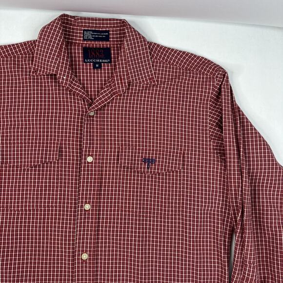 Lucchese 1883 Western Shirt Button Down Men's Size Medium Chest Pockets - Picture 5 of 8